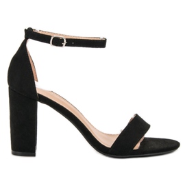 Anesia Paris Sandale negre sexy negru Anesia Paris Sandale negre sexy negru