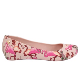 Meliski cu flamingo roz CK85 Roz multicolor