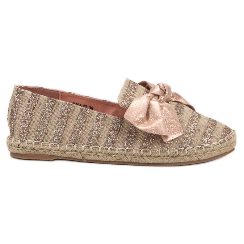 Espadrile cu sclipici VICES roz