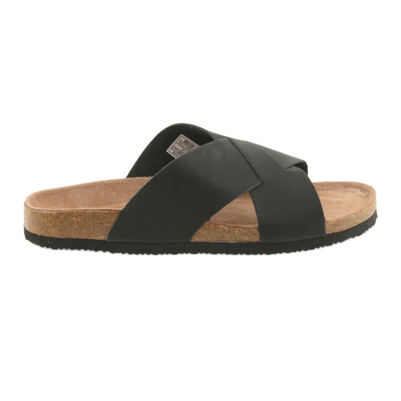 Papuci bărbați cu profil Big Star 174603 negru