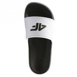 Papuci 4F W H4L19-KLD001 20S alb negru