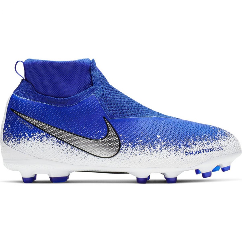 Pantofi de fotbal Nike Phantom Vsn Elite Df Mg Jr AO3289-410 multicolor albastru