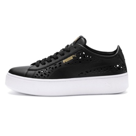 Puma Vikky Stacked Laser Cut 369378 01 negru
