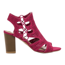 Goodin Sandale fucsia la modă roz Goodin Sandale fucsia la modă roz