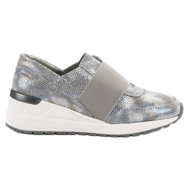 Goodin Încălțăminte din piele cu alunecare gri