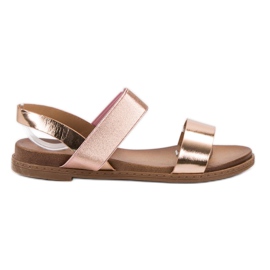 Laura Mode Sandale cu alunecare galben Laura Mode Sandale cu alunecare galben