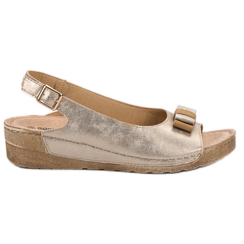 Goodin Sandale Cu Arc galben
