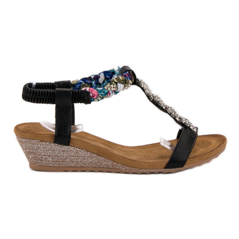 SHELOVET Sandale Cu Ornamente negru