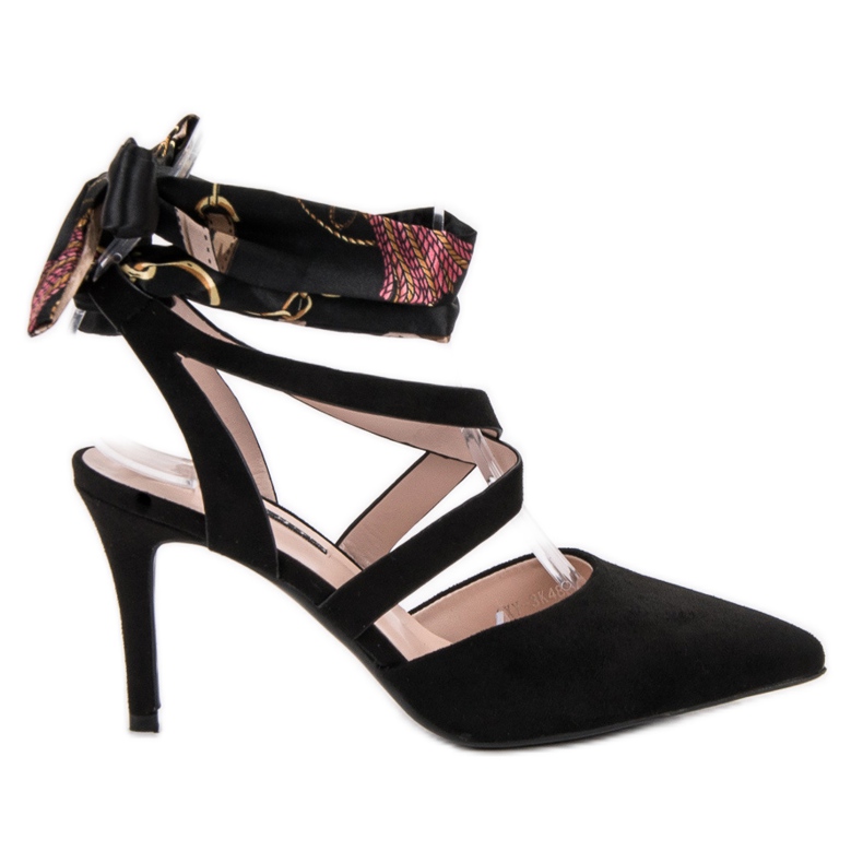 Milaya Stilete legate cu o panglică negru