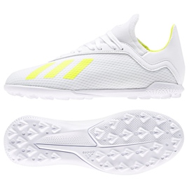 Ghete de fotbal Adidas X 18.3 Tf Jr BB9404 multicolor alb