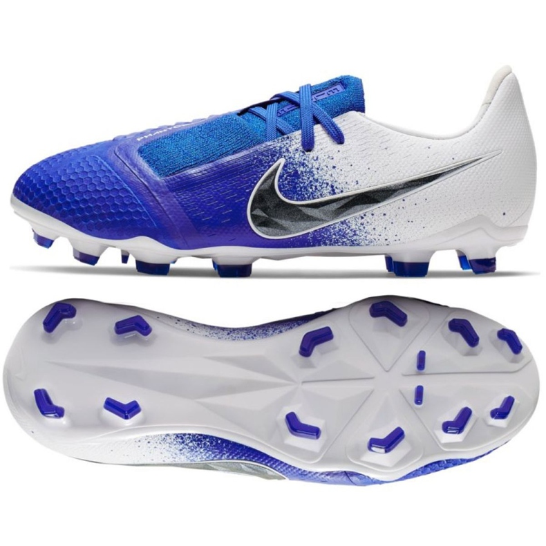 Pantofi de fotbal Nike Phantom Venom Elite Fg Jr AO0401-104 multicolor albastru