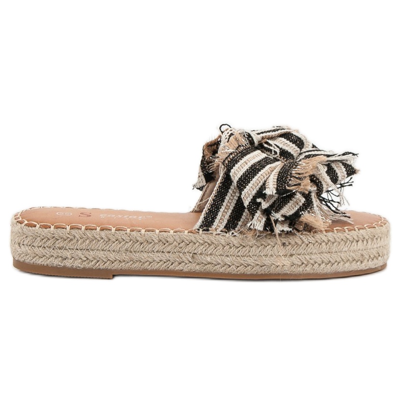 Seastar Papuci cu dungi maro Seastar Papuci cu dungi maro