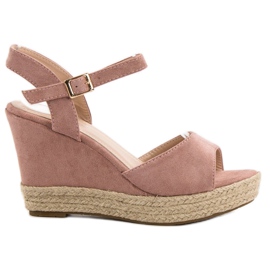 Bello Star Sandale espadrile roz Bello Star Sandale espadrile roz
