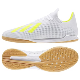 Încălțăminte de interior adidas X 18.3 In M BB9393 multicolor alb Încălțăminte de interior adidas X 18.3 In M BB9393 multicolor alb