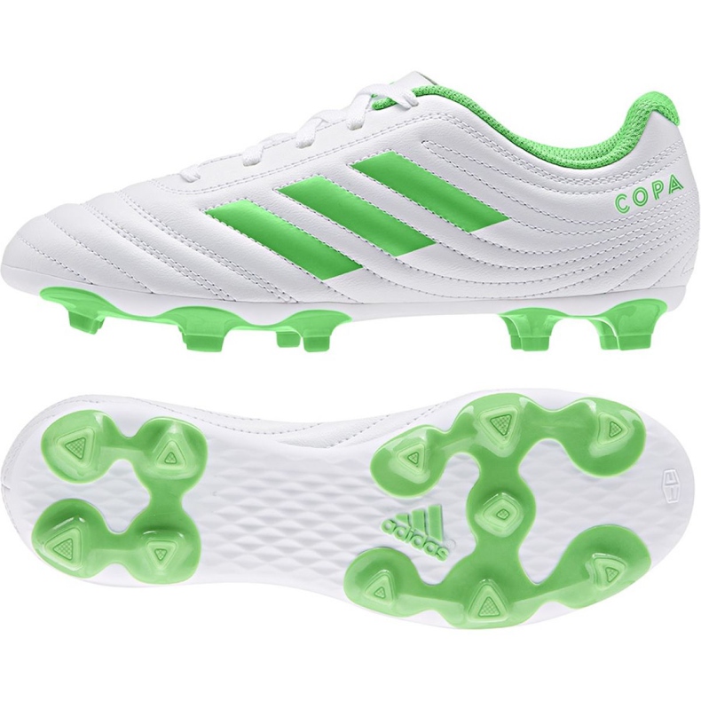 Ghete de fotbal Adidas Copa 19.4 Fg Jr D98089 multicolor alb Ghete de fotbal Adidas Copa 19.4 Fg Jr D98089 multicolor alb