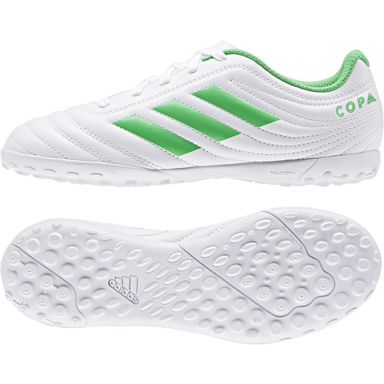 Ghete de fotbal Adidas Copa 19.4 Tf Jr D98101 multicolor alb