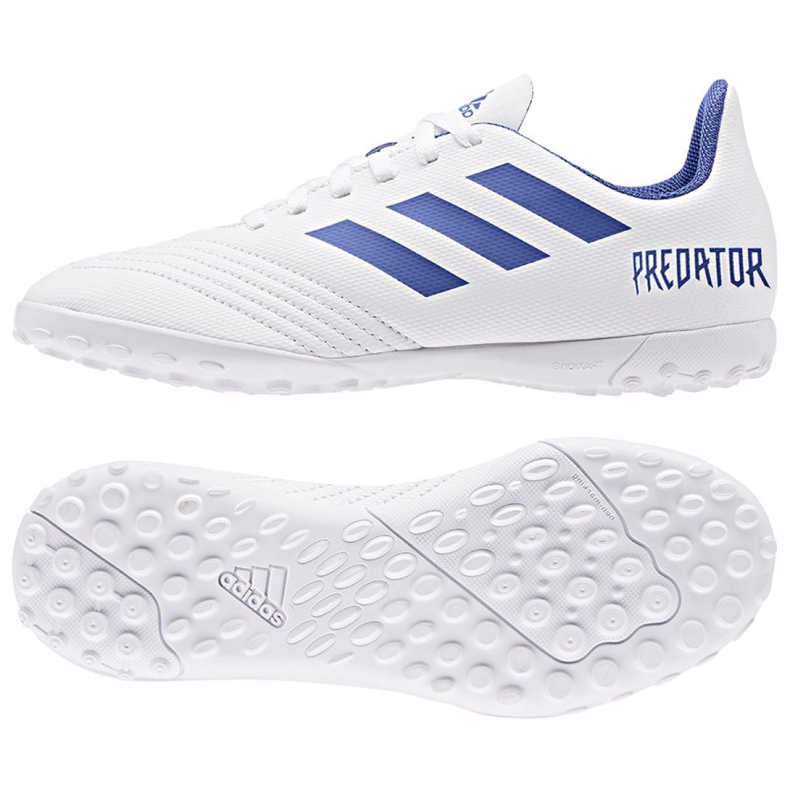 Ghete de fotbal Adidas Predator 19.4 Tf Jr CM8558 multicolor alb