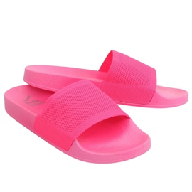 Papuci cu o centură tricotată roz PT-110 Fuchsia Papuci cu o centură tricotată roz PT-110 Fuchsia
