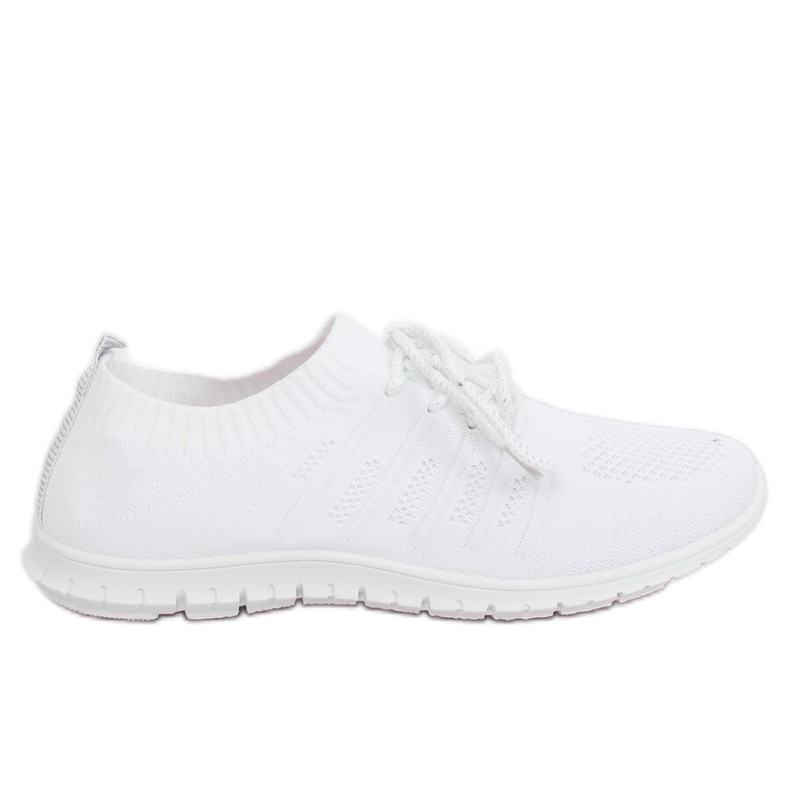 Pantofi sport albi B111-10 Alb