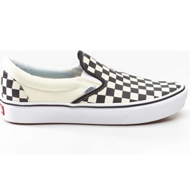 Vans Comfycush Slip pe VO4 Checkerboard True White alb gri