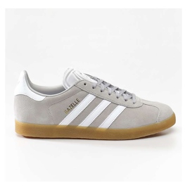 Adidas Gazelle 873 Gray Două gume albe din gheață gri