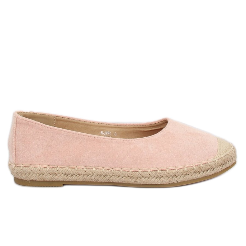 Espadrile cu balerină roz N-2980 Roz Espadrile cu balerină roz N-2980 Roz