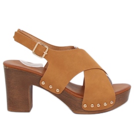 Sandale ala Camel înfundă D-131 Camel maro