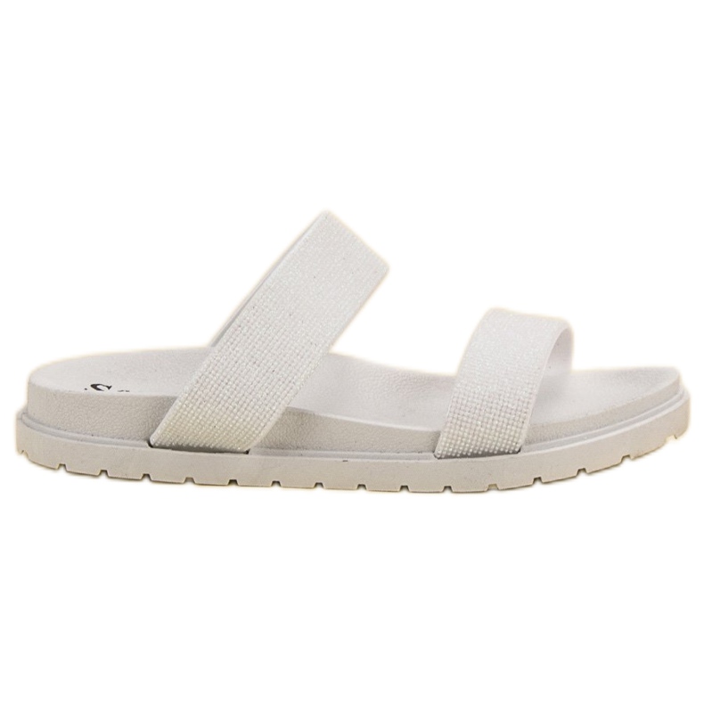 Seastar Papuci strălucitori alb