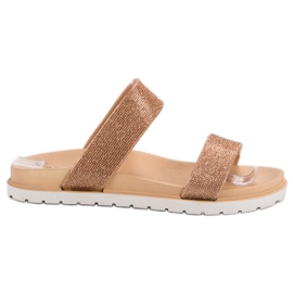Seastar Papuci strălucitori galben Seastar Papuci strălucitori galben