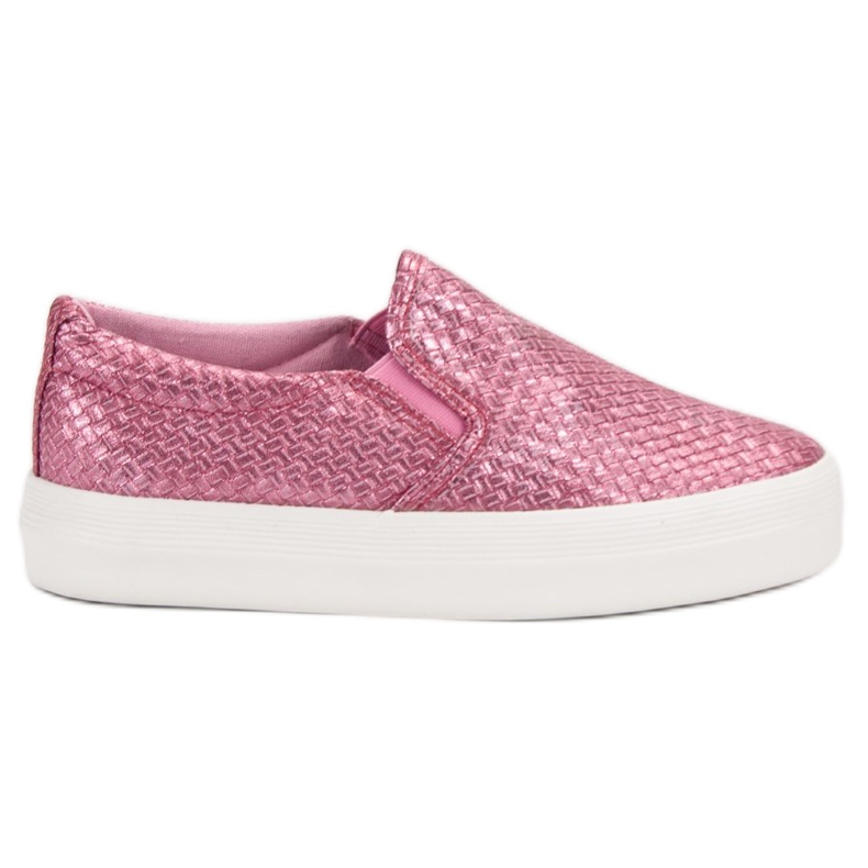 SHELOVET Adidași Slip Slip On roz