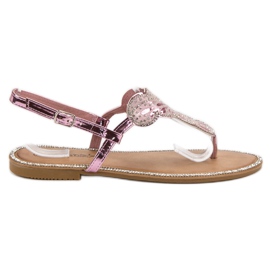 Queentina Sandale roz confortabile Queentina Sandale roz confortabile