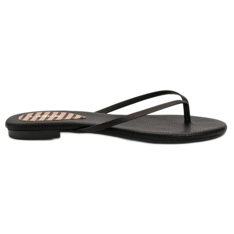 SHELOVET Flip-flops clasice negru