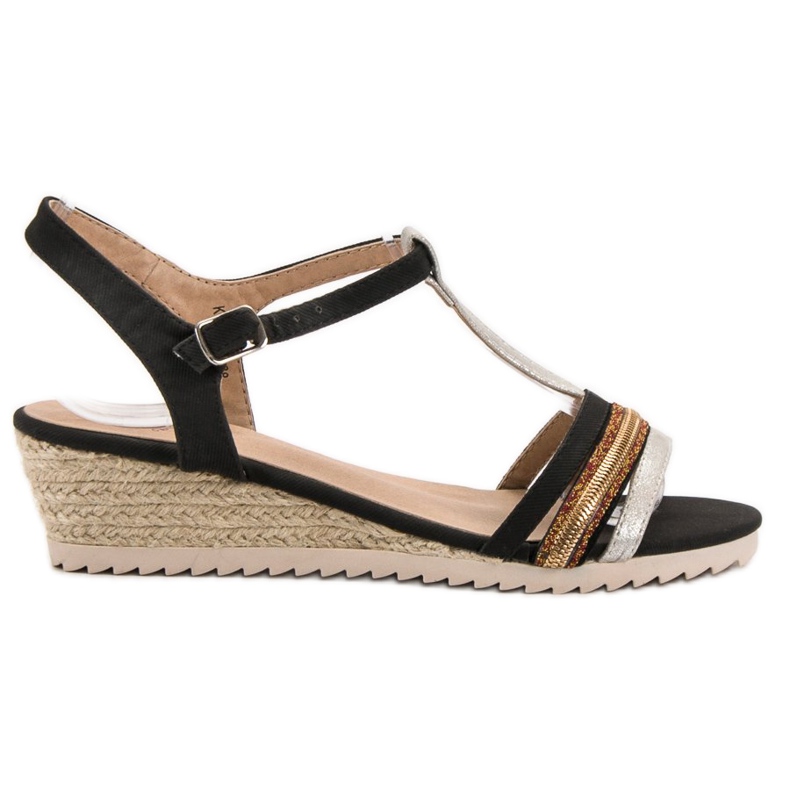 Kylie Sandale espadrile negru