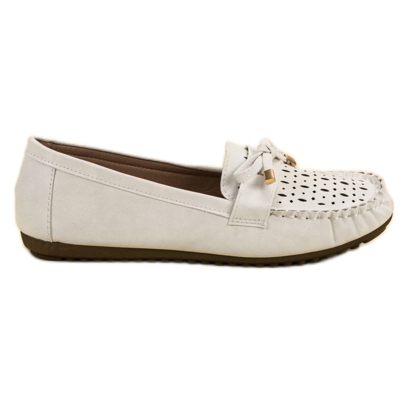 Top Shoes Mocasini ajurati albi