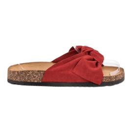 Sweet Shoes Papuci din piele roșu Sweet Shoes Papuci din piele roșu