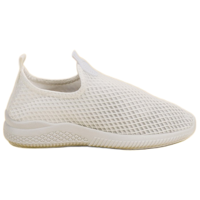 SHELOVET Pantofi sport de alunecare alb