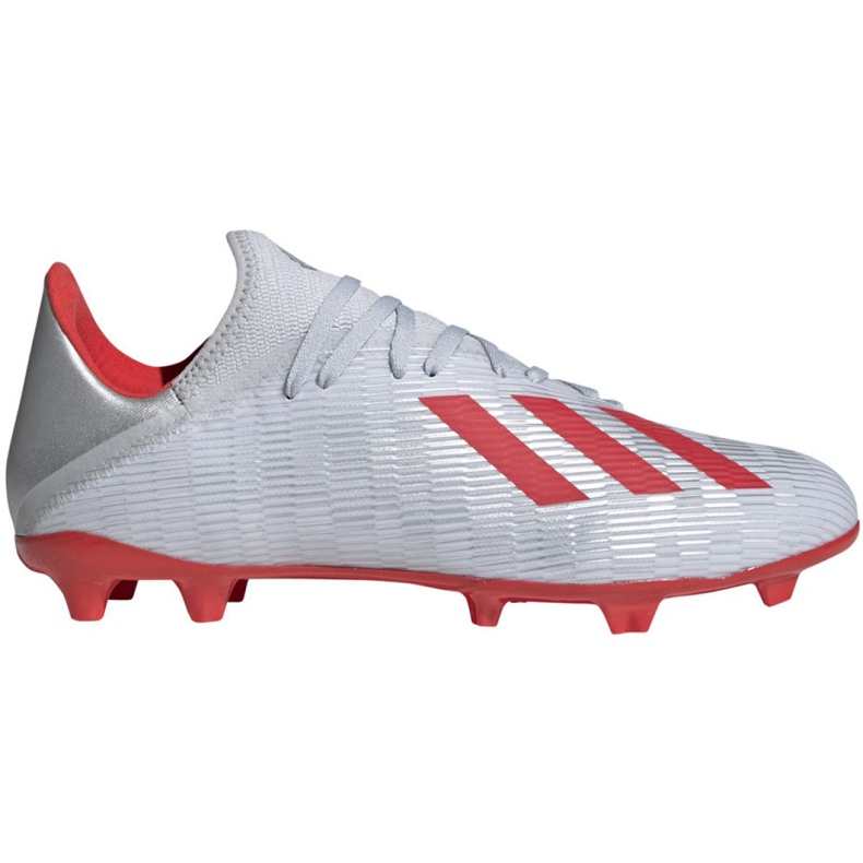 Ghete de fotbal adidas X 19.3 Fg M F35382 multicolor argint Ghete de fotbal adidas X 19.3 Fg M F35382 multicolor argint