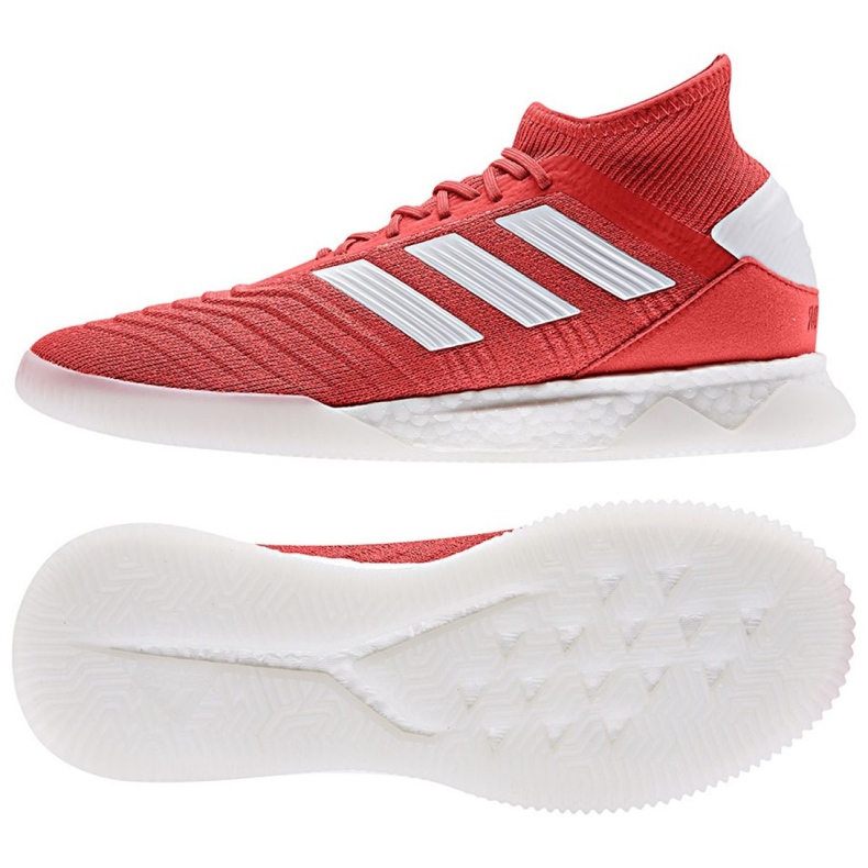 Ghete de fotbal Adidas Predator 19.1 Tr M F35623 roșu roșu