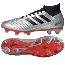 Ghete de fotbal Adidas Predator 19.3 Sg M F99992 multicolor argint