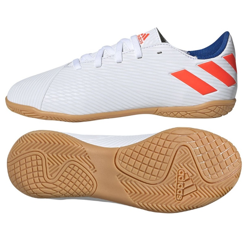 Încălțăminte de interior adidas Nemeziz Messi 19.4 In Jr F99928 multicolor alb