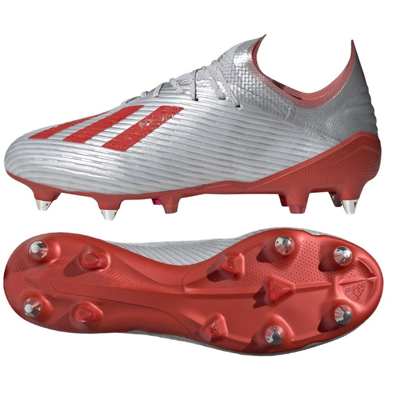 Ghete de fotbal Adidas X 19.1 Sg M F35311 multicolor argint