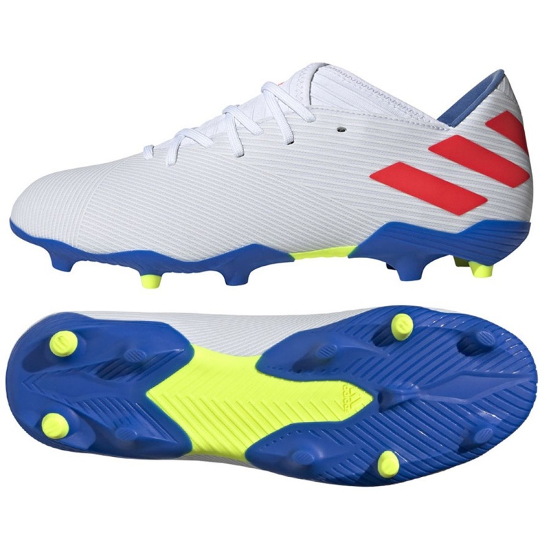 Ghete de fotbal Adidas Nemeziz Messi 19.3 Fg M F34400 alb alb Ghete de fotbal Adidas Nemeziz Messi 19.3 Fg M F34400 alb alb