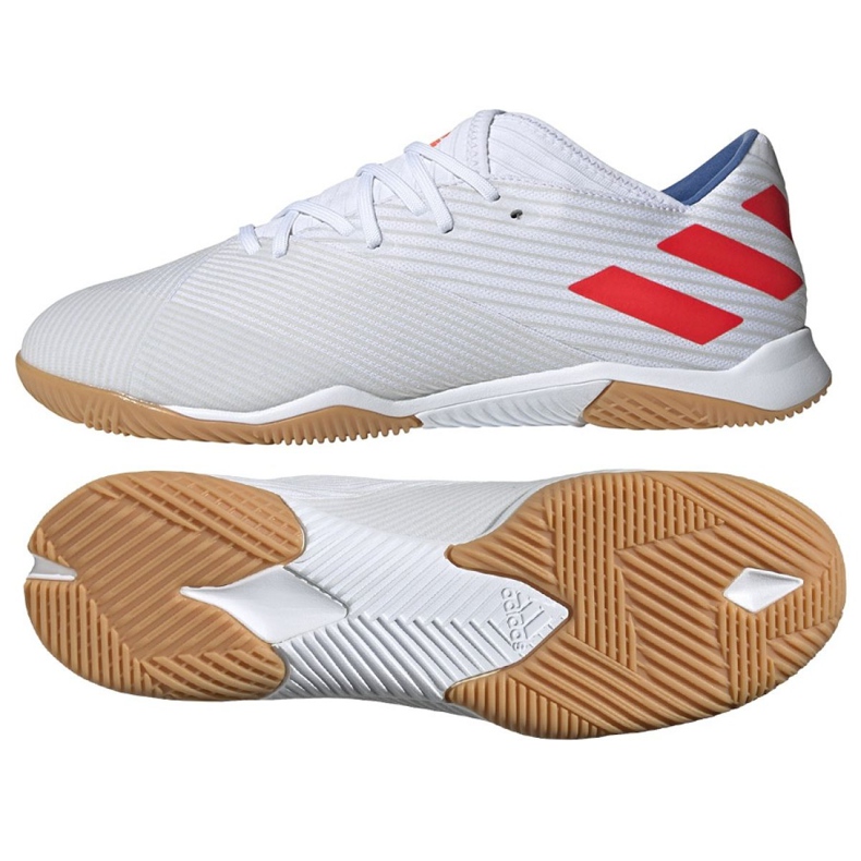 Încălțăminte de interior adidas Nemeziz Messi 19.3 In M F34431 alb alb Încălțăminte de interior adidas Nemeziz Messi 19.3 In M F34431 alb alb