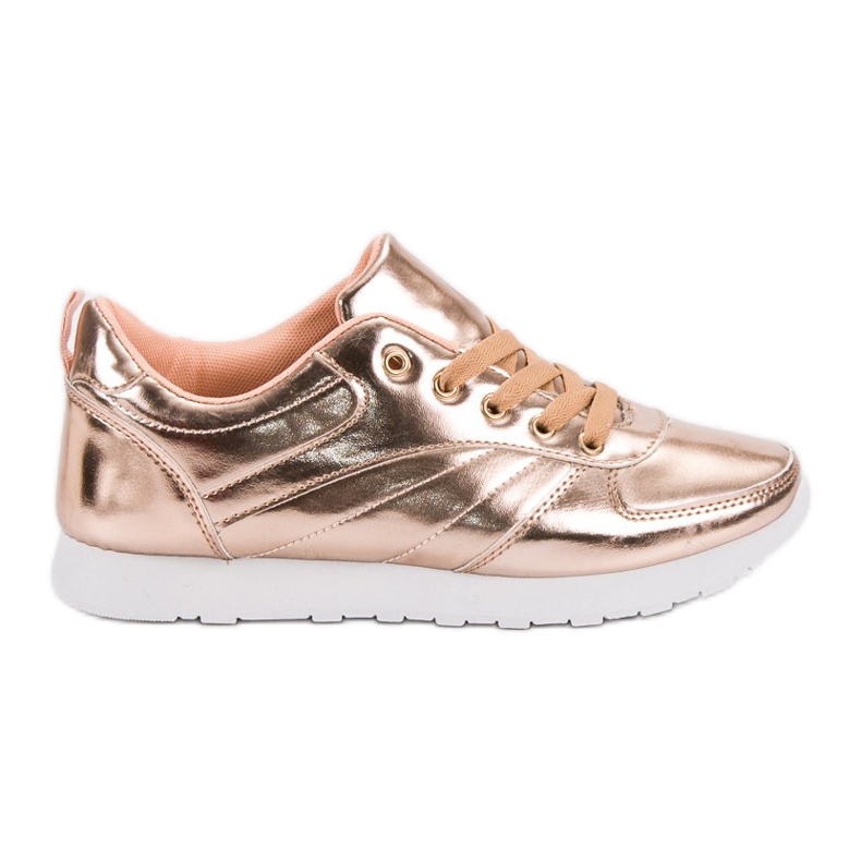 SHELOVET Pantofi sport lăcuți galben SHELOVET Pantofi sport lăcuți galben