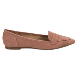 Super Me Suede Ballerina In Spitz roz Super Me Suede Ballerina In Spitz roz