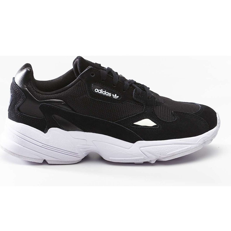 Adidas Falcon W 129 Core Black Black Black încălțăminte Alb negru