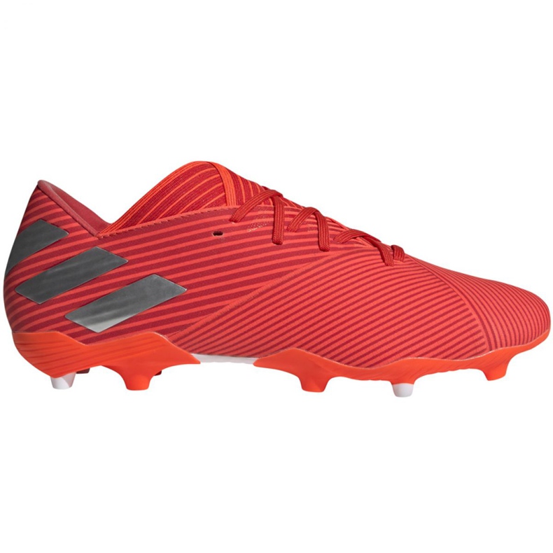 Ghete de fotbal Adidas Nemeziz 19.2 Fg M F34385 roșu roșu Ghete de fotbal Adidas Nemeziz 19.2 Fg M F34385 roșu roșu