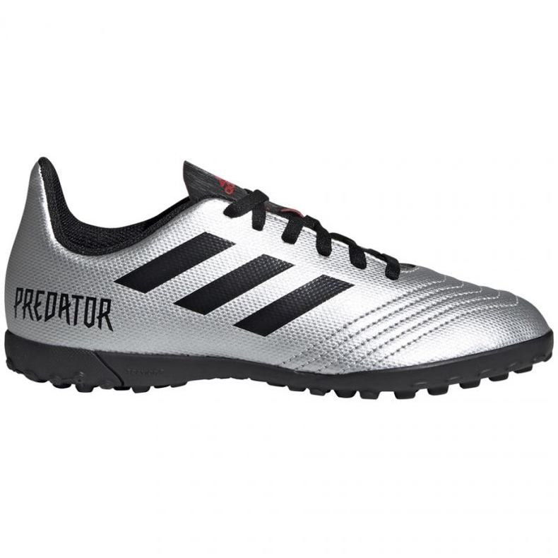 Ghete de fotbal Adidas Predator 19.4 Tf Jr G25825 multicolor argint