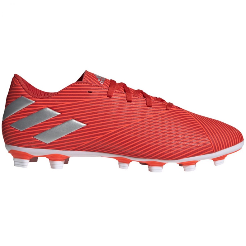 Ghete de fotbal Adidas Nemeziz 19.4 FxG M F34393 roșu roșu Ghete de fotbal Adidas Nemeziz 19.4 FxG M F34393 roșu roșu