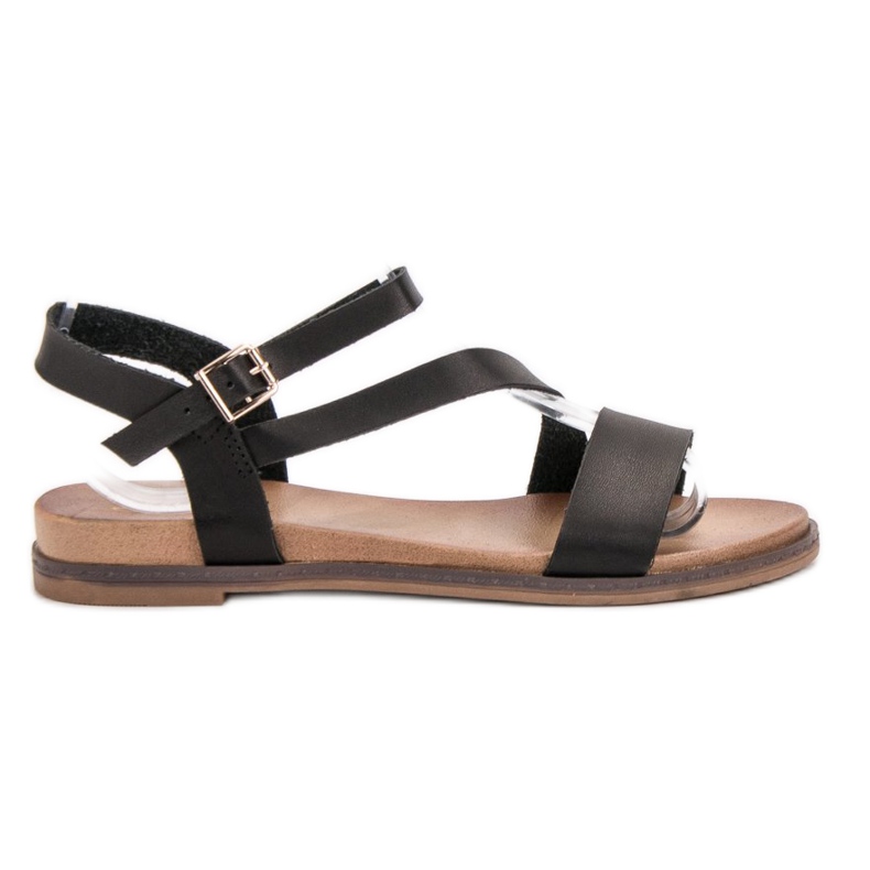 SHELOVET Sandale casual negru